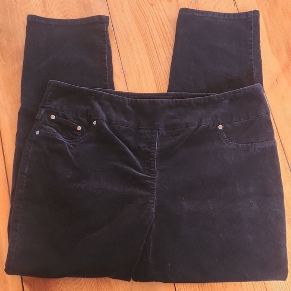 Ruby Rd. Pants - Ruby Rd. Black Corduroy Pants 16